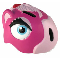 Crazy animal 49-55 cm horse pink children's helmet