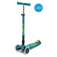 Micro Maxi Deluxe LED foldable petrol scooter