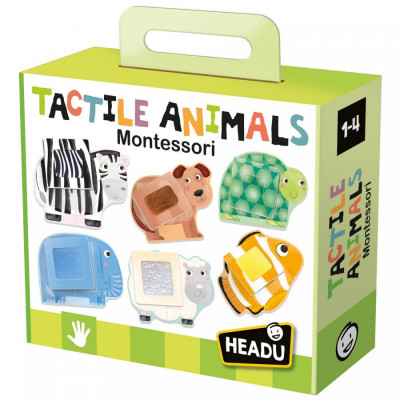 Headu taktilne živali Montessori