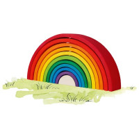 Goki wooden puzzle rainbow