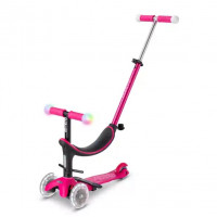 Micro scooter mini2grow deluxe magic LED pink