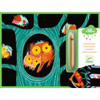 Djeco scratch board for toddlers Animals
