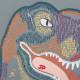 Jeune Premier šolska torba ergomaxx refleclosaurus