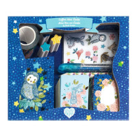 Djeco small letter set Elodie blue
