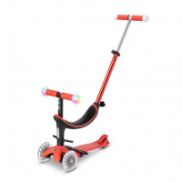 Micro scooter mini2grow deluxe magic LED red