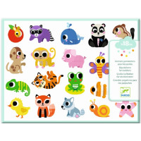 Djeco stickers Baby animals