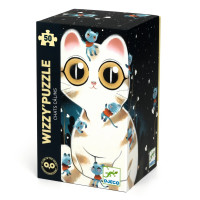 Djeco wizzly puzzle cuddly cat, 50 pcs