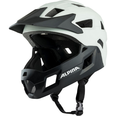 Alpina fullface čelada RUPI bela/črna 50-55 cm