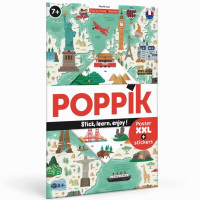 Poppik educational poster and stickers World Tour