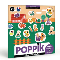 Poppik stickers for the youngest Baby Animals