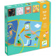 Djeco puzzle with numbers animals