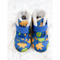 Bogs boots Baby happy leaves blue