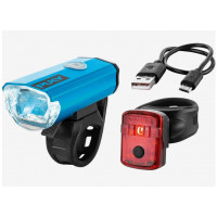 Puky front and rear headlight LUMI blue